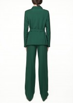 Макси брюки зеленого цвета фото 1