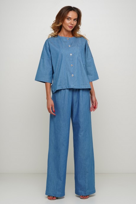 Блуза-кардиган з легкого джинсу 30103010 купить