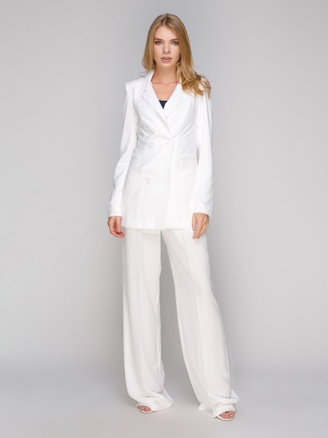 Білі широкі штани2670 купить