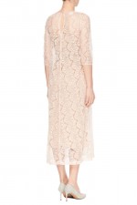 Платье-сарафан с розовым кружевом фото 1