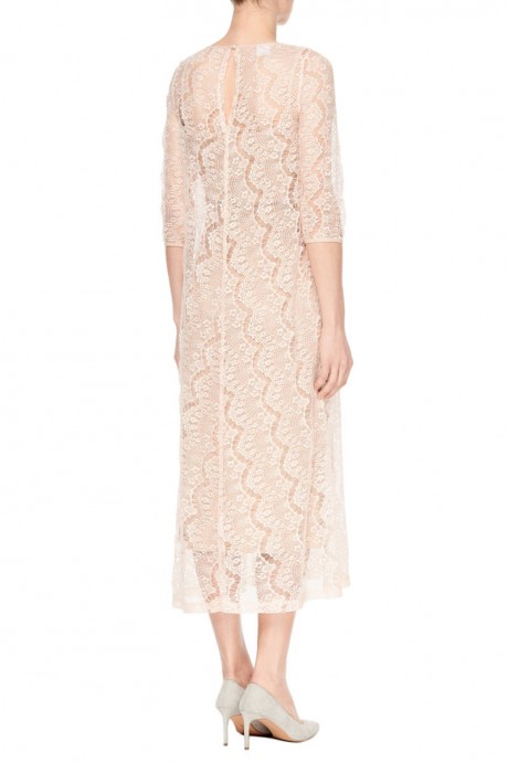 Платье-сарафан с розовым кружевом1972 купить