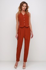 Штани в кольорі кориця 2956 фото 0