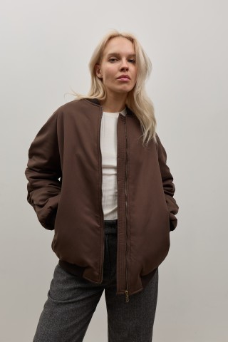 Коричневий бомбер 40704070 купить