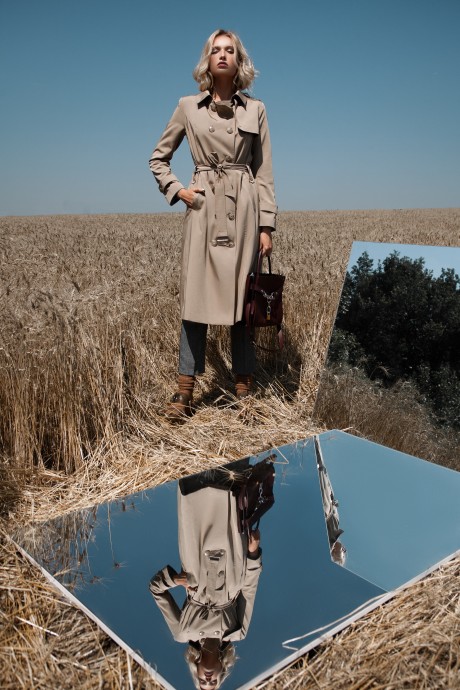 Приталенный плащ2115 купить