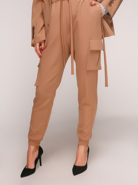 Брюки с резинкой по талии2826 купить