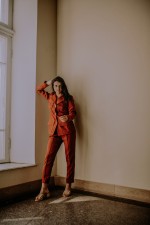 Штани в кольорі кориця 2956 фото 2