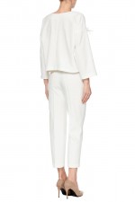 Белые классические брюки фото 1