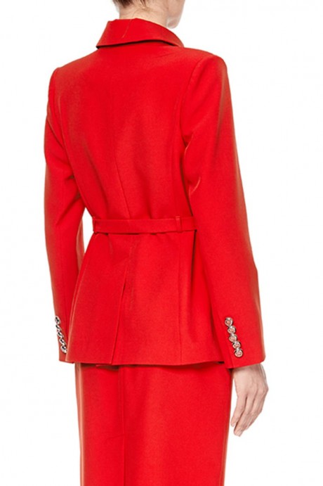 Красный жакет под пояс1955 купить