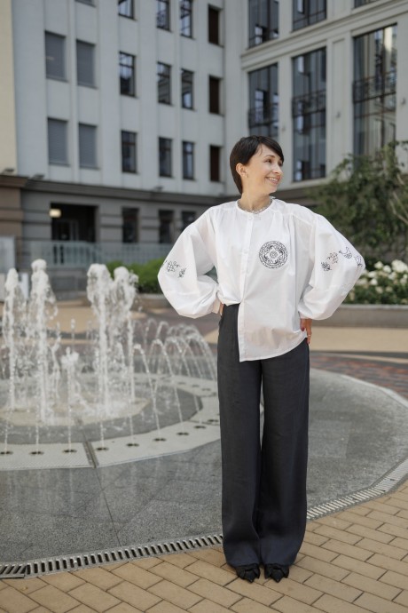 Блуза з вишивкою 38193819 купить