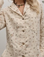 Бежева піжама 4068 фото 2