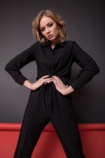 Комбінезон з костюмної тканини фото 1