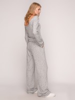 Макси брюки клеш от бедра фото 2