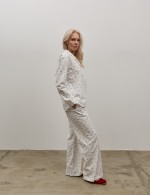 Біла піжама 3928 фото 3