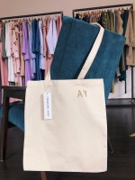 Сумка-шоппер із логотипом AY фото 1
