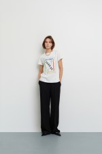 Чорні брюки максі 3674 фото 0