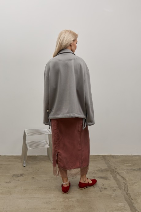 Сірий анорак 40744074 купить