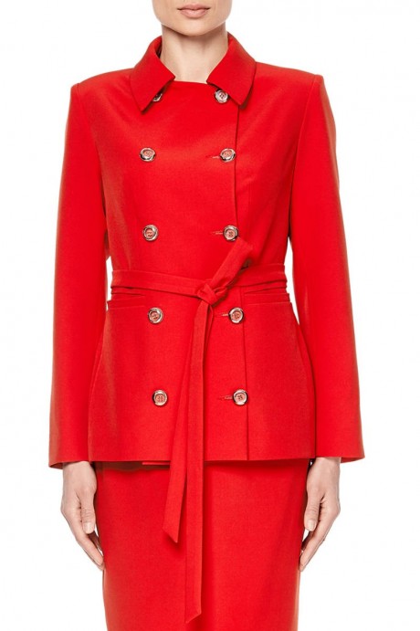 Красный жакет под пояс1955 купить