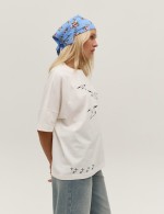 Біла футболка 3977 фото 4