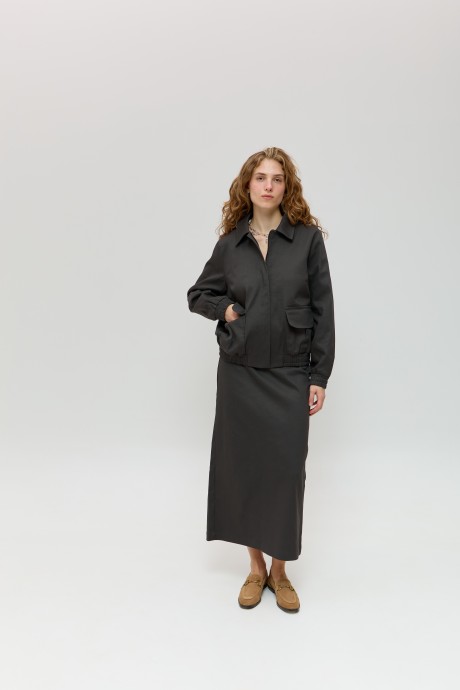 Сірий бомбер 40254025 купить