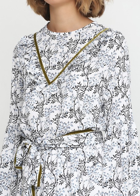 Довга сукня з блакитними гілочками2560 купить