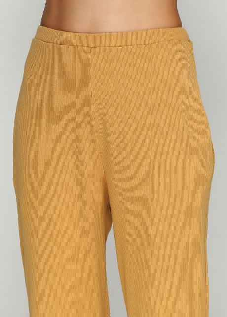 Горчичные брюки2427 купить