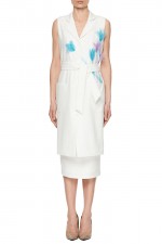 Белое платье-жилет фото 0