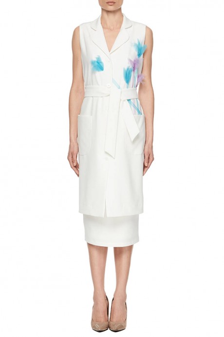 Белое платье-жилет1939 купить