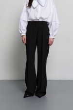 Чорні брюки максі 3759 фото 2