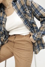 Бежеві брюки 3885 фото 8