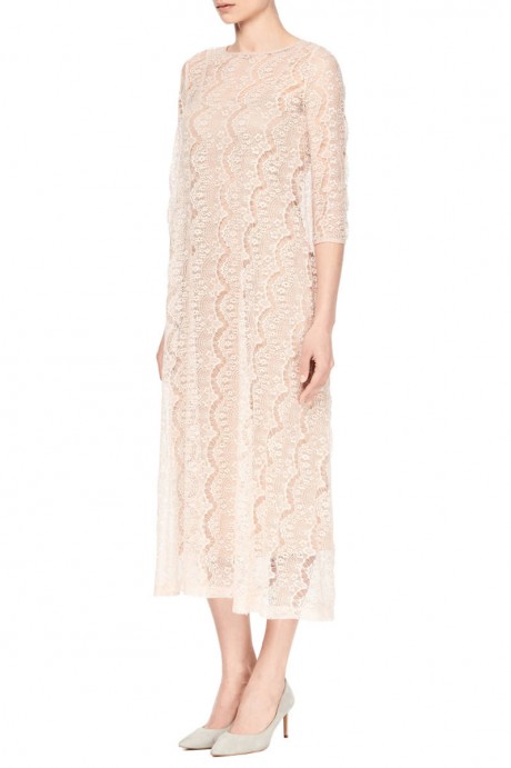 Платье-сарафан с розовым кружевом1972 купить