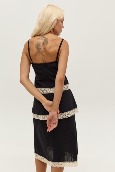 Чорний сарафан 38333833 купить
