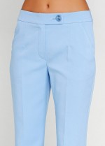 Голубые брюки со стрелками фото 2