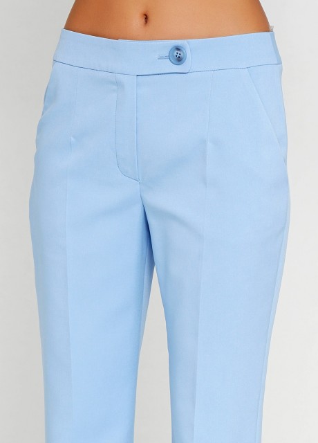 Голубые брюки со стрелками2612 купить