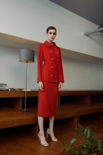 Красная юбка-карандаш фото 1