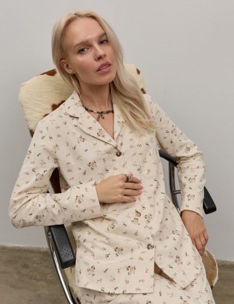 Бежева піжама 40684068 купить