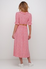 Юбка миди длины, с резинкой на поясе фото 1