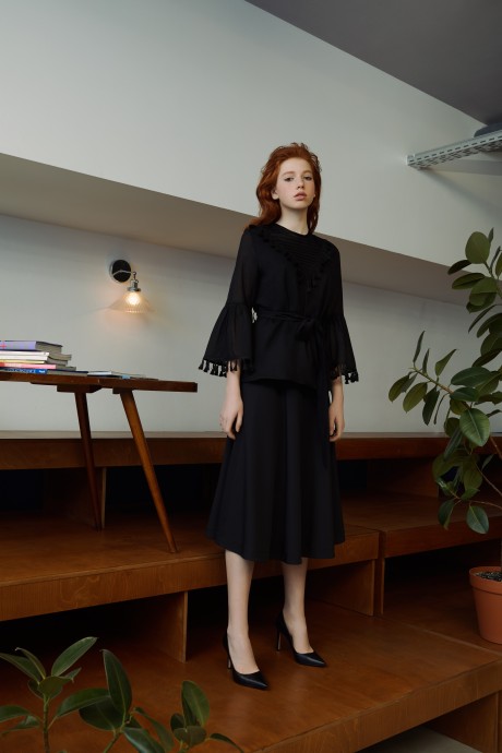 Черная юбка-солнце1949 купить