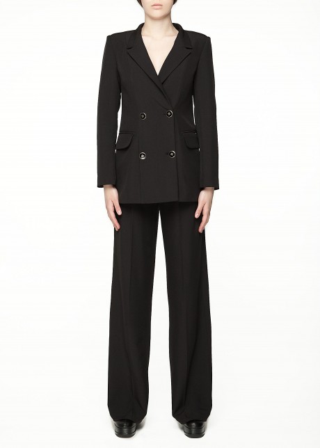 Удлиненный двубортный жакет1807 купить