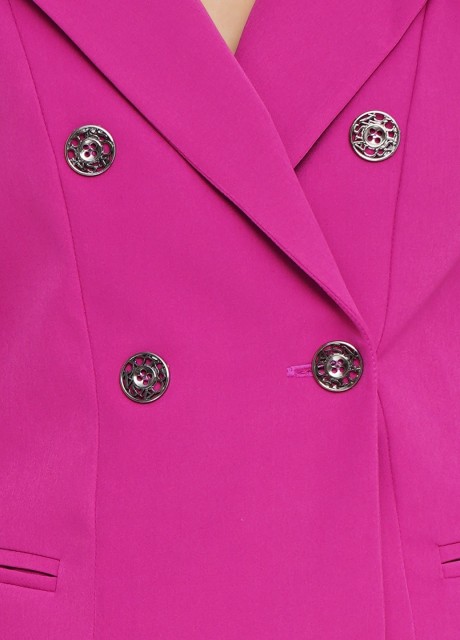 Розовый жакет из костюмной ткани2610 купить