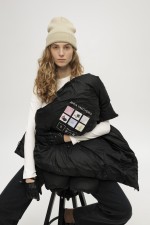 Чорний пуховик 3899 фото 8