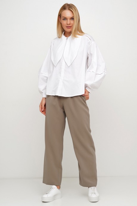 Біла сорочка із зав'язками3030 купить