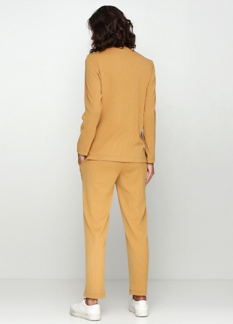 Горчичные брюки2427 купить