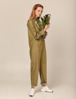 Комбінезон сорочкового типу з накладними кишенями 2935 фото 3