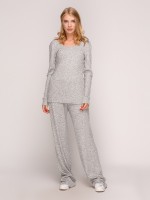 Макси брюки клеш от бедра фото 1