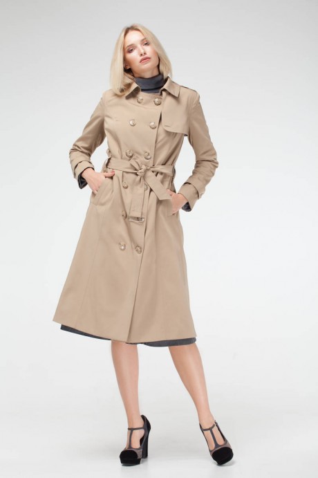Приталенный плащ2115 купить