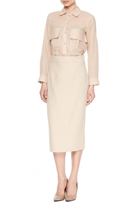 Бежевая юбка-карандаш1960 купить