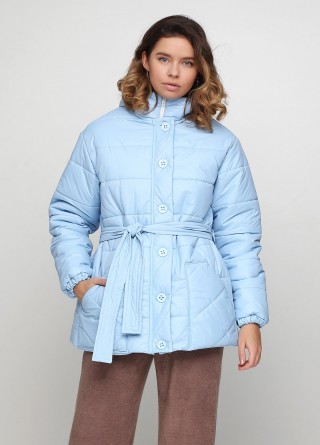Зимня блакитна куртка2488 купить
