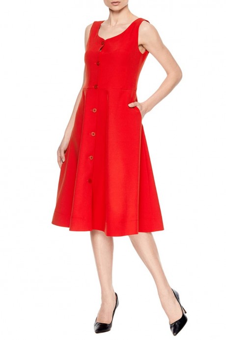 Красное платье-сарафан1958 купить