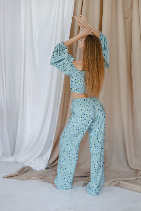 Блакитна блуза 33813381 купить