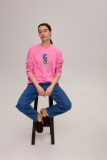 Рожевий лонгслів 3974 фото 2